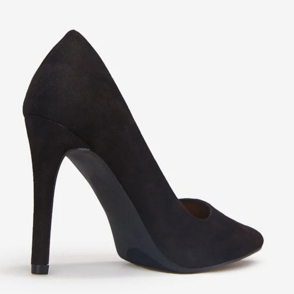 Naimi Pointed Toe Black 4.25" Pump Size 12 - Picture 4 of 5